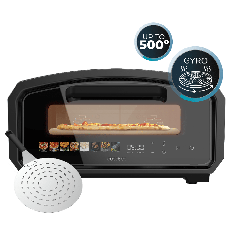Horno de pizza eléctrico Cecotec Pizza&Co 500 Gyro