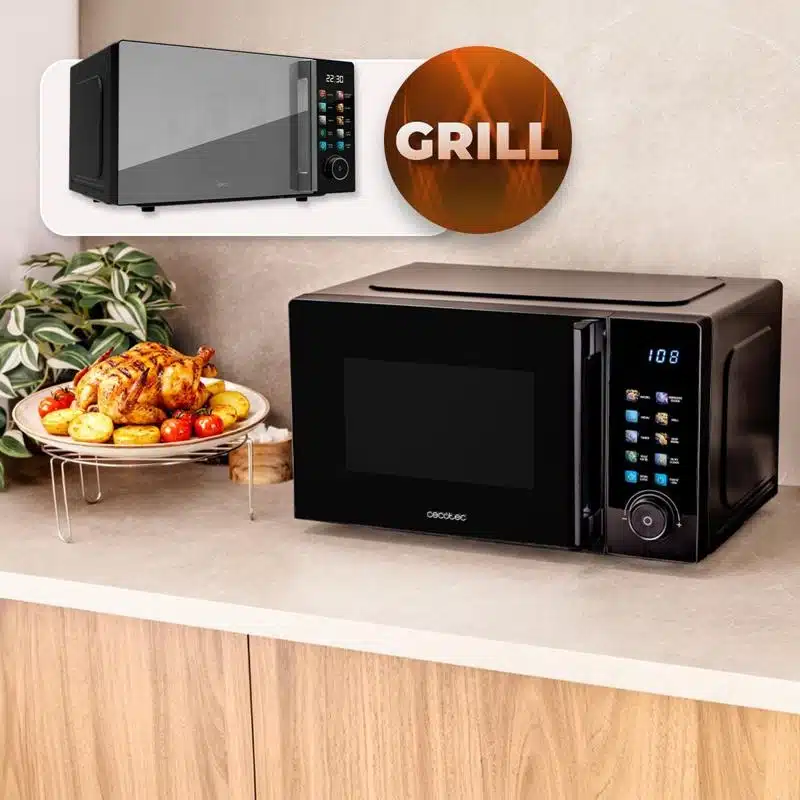 Microondas digital Cecotec Proclean 6130 Black colorful screen - Imagen 9