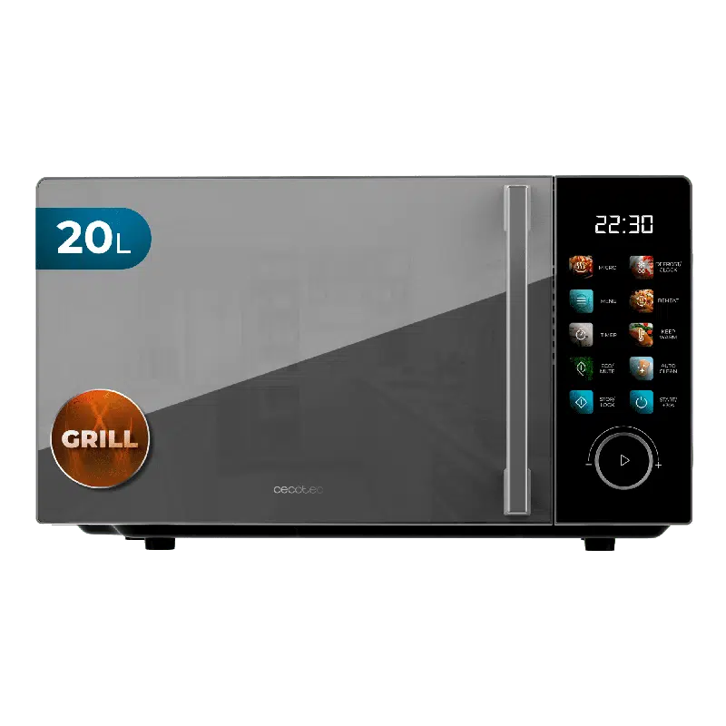 Microondas digital Cecotec Proclean 6130 Black colorful screen