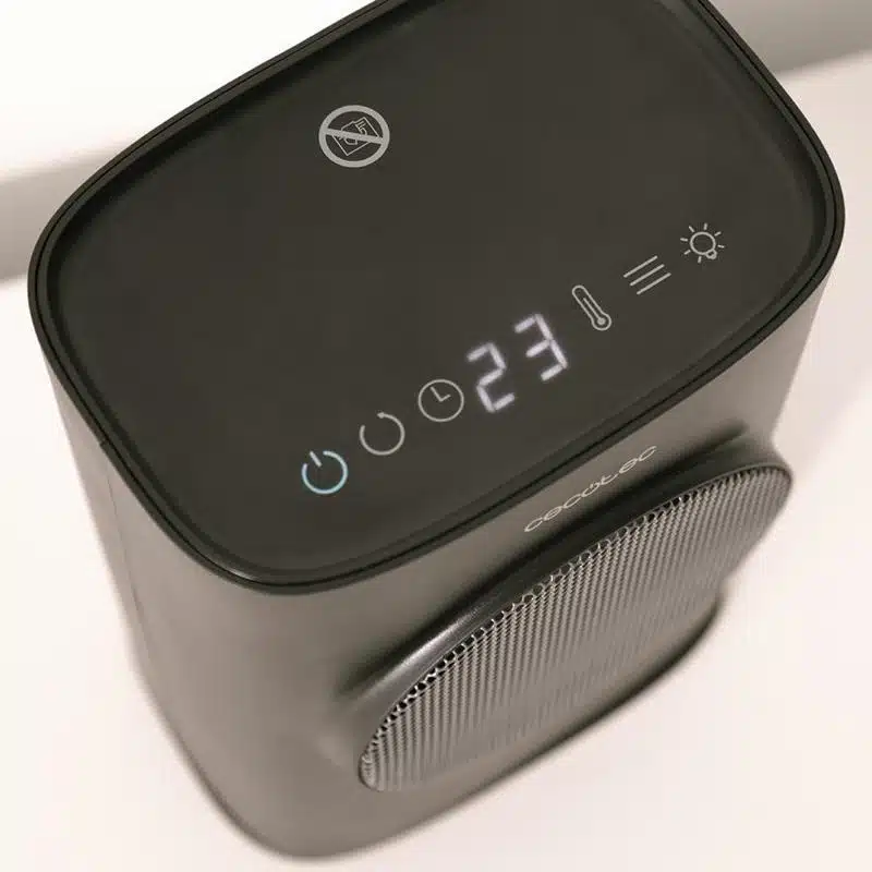 Calefactor cerámico Cecotec ReadyWarm 1570 Max Ceramic Rotate Smart Black - Imagen 2