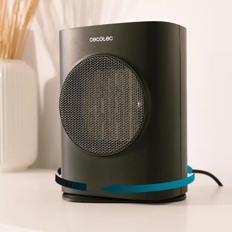 Calefactor cerámico Cecotec ReadyWarm 1570 Max Ceramic Rotate Smart Black - Imagen 5
