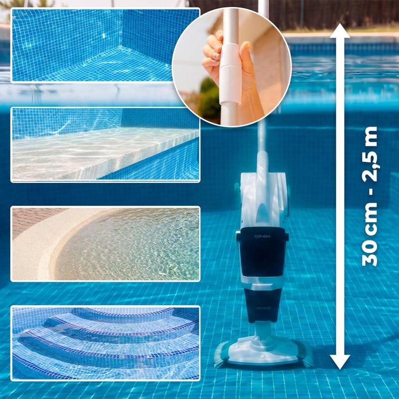Aspirador para piscinas, spas y jacuzzis Cecotec Rockstar Pooldroid 3000 - Imagen 11