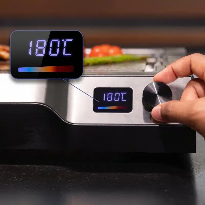 Plancha eléctrica Cecotec Teppanyaki Steel - Imagen 5