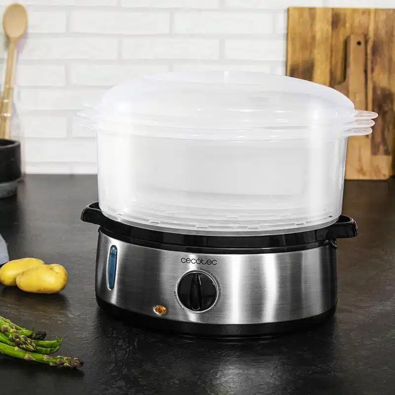 Vaporera eléctrica Vapovita Cecotec 3000 Inox Pro - Imagen 4