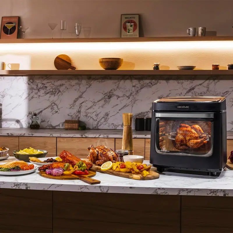 Horno freidora de aire Cecotec Bake&Fry 1300 Full Vision Touch - Imagen 3