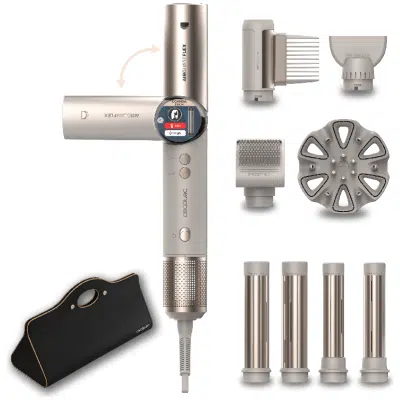 Moldeador de pelo Cecotec AirGlisse 8in1 Flex Champagne