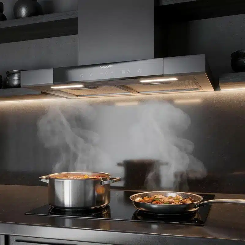 Campana extractora Cecotec Bolero Flux TT 909500 Slim Dark Inox A+++ - Imagen 12