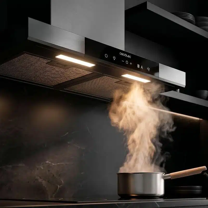 Campana extractora Cecotec Bolero Flux TT 909500 Slim Dark Inox A+++ - Imagen 11