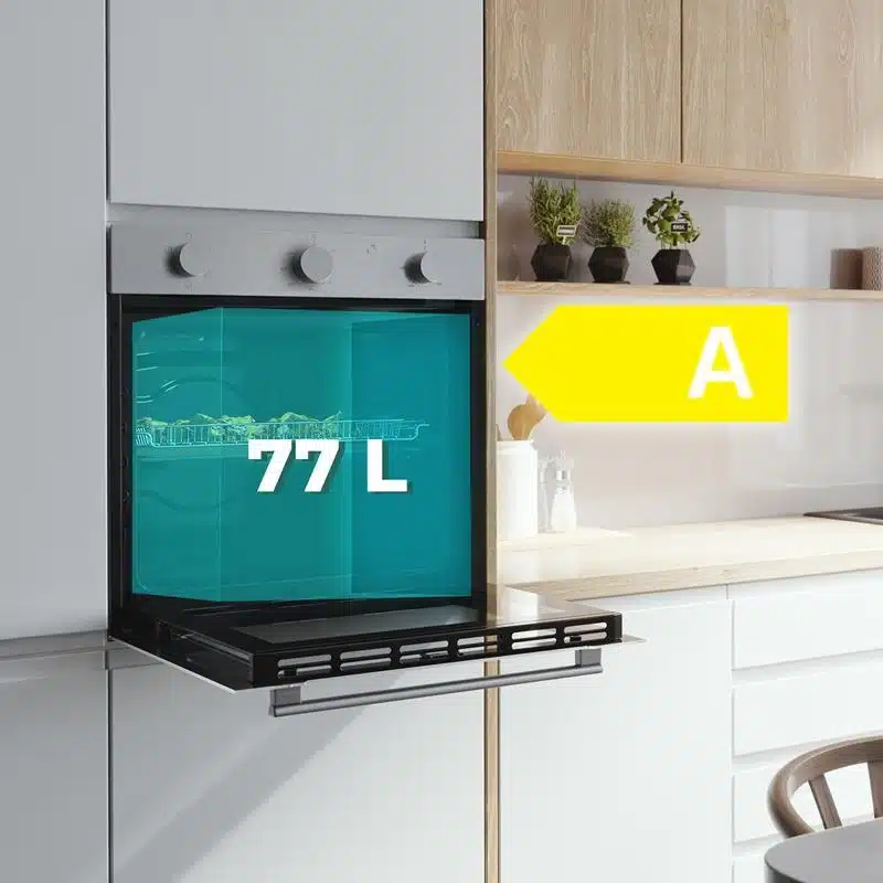 Horno integrable Convencional Cecotec Bolero Hexa C126001 Line Time A 2800W - Imagen 7