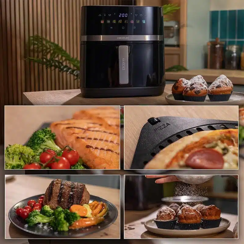 Freidora de aire con doble grill Cecotec Cecofry&Grill Duoheat 8000 - Imagen 11
