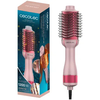 Cepillo de aire voluminizador Cecotec CeramicCare Unique Cotton Candy
