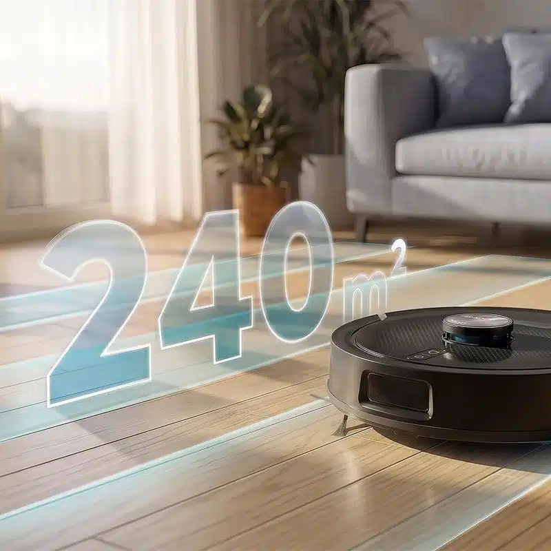 Robot aspirador con Navegación láser Cecotec Conga M80 Dark - Imagen 2