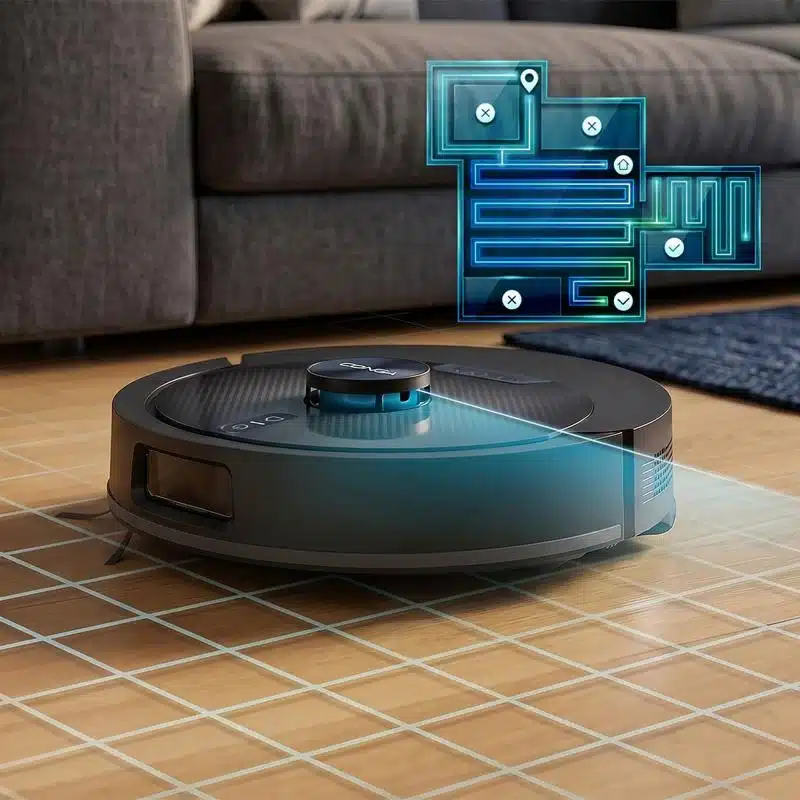 Robot aspirador con Navegación láser Cecotec Conga M80 Dark - Imagen 5
