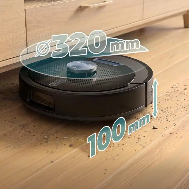 Robot aspirador con Navegación láser Cecotec Conga M80 Dark - Imagen 9