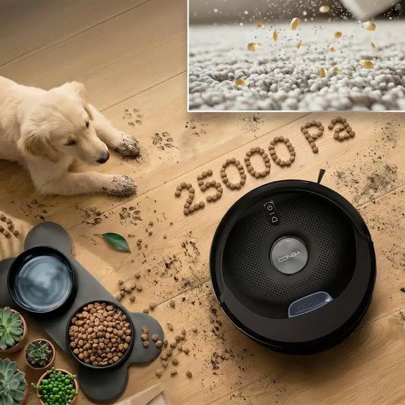 Robot aspirador con Navegación láser Cecotec Conga M80 Dark - Imagen 11