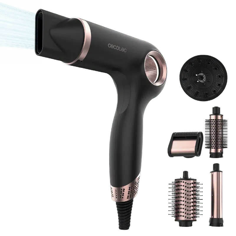 Secador Brushless Cecotec DryGlam Waves 6in1 Sensor Black - Imagen 5