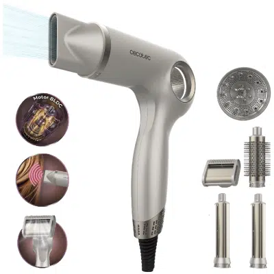 Secador Brushless Cecotec DryGlam Waves Sensor 6in1