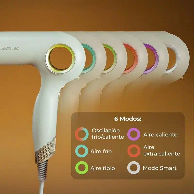 Secador Brushless Cecotec DryGlam Waves Sensor 6in1 - Imagen 12