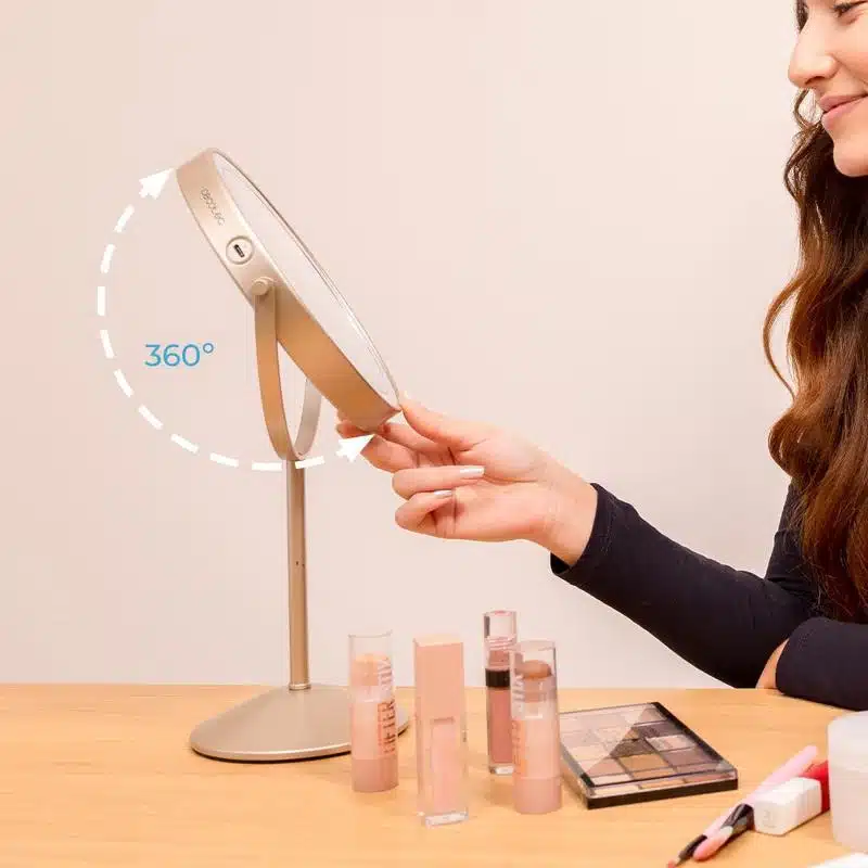 Espejo de Maquillaje Doble Cara Cecotec FaceCare Mirror Dual - Imagen 10