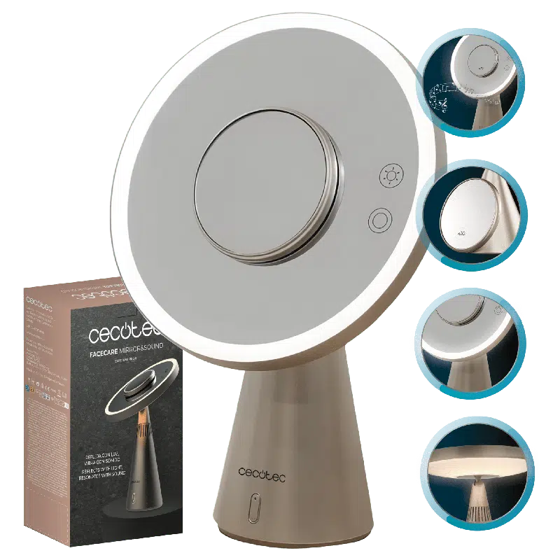 Espejo de maquillaje con altavoz Cecotec FaceCare Mirror&Sound - Imagen 3