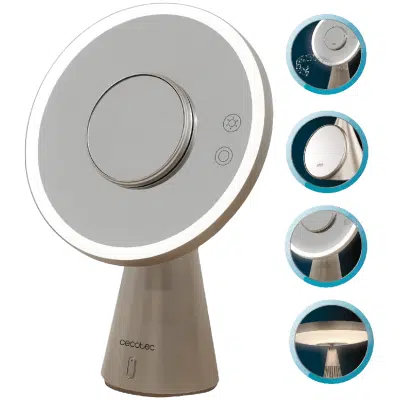 Espejo de maquillaje con altavoz Cecotec FaceCare Mirror&Sound