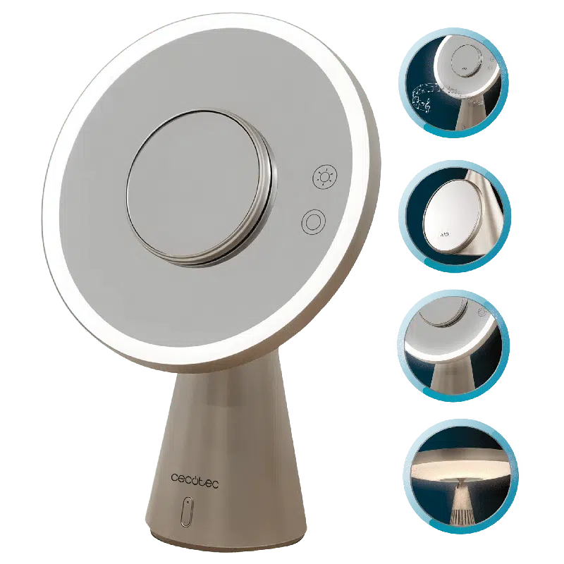 Espejo de maquillaje con altavoz Cecotec FaceCare Mirror&Sound