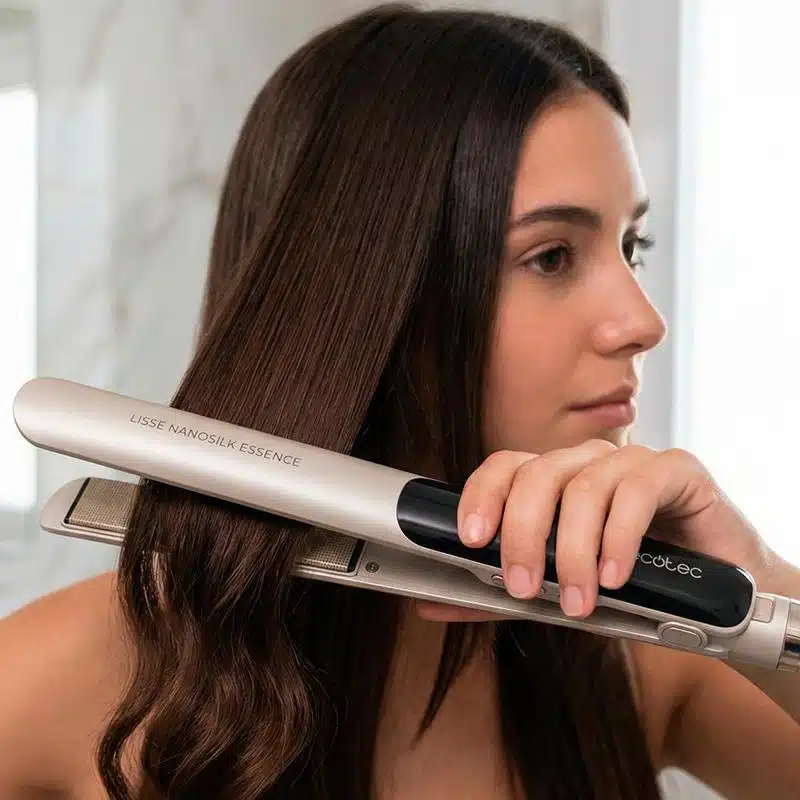 Plancha de pelo Cecotec Lisse NanoSilk Essence Champagne - Imagen 5