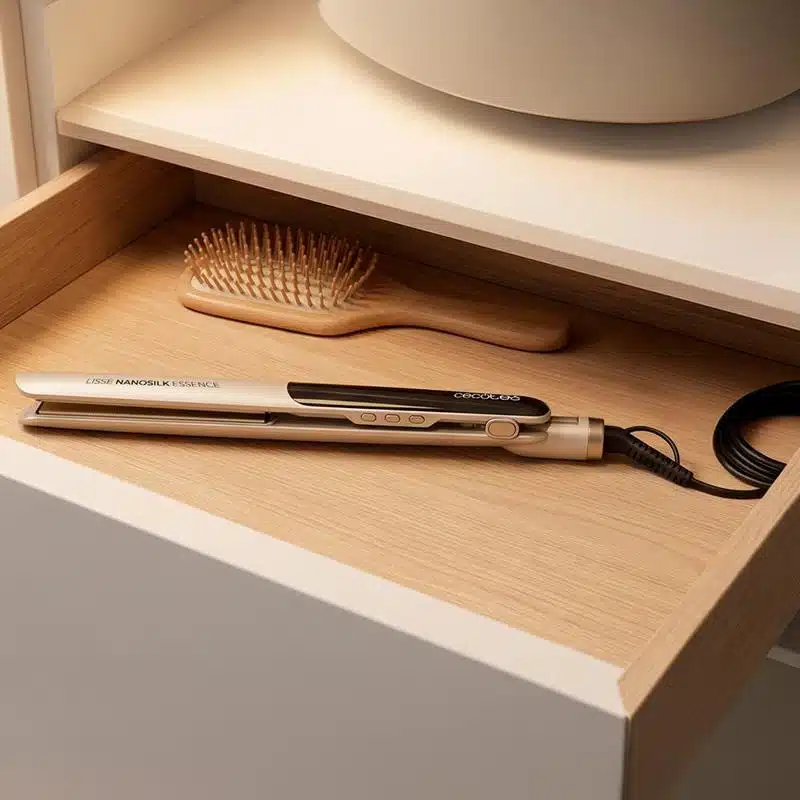 Plancha de pelo Cecotec Lisse NanoSilk Essence Champagne - Imagen 9
