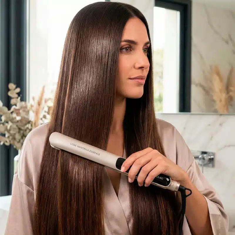 Plancha de pelo Cecotec Lisse NanoSilk Essence Champagne - Imagen 8