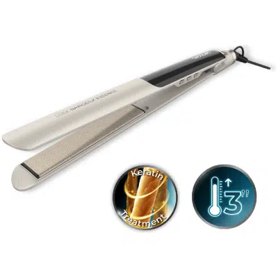 Plancha de pelo Cecotec Lisse NanoSilk Essence Champagne