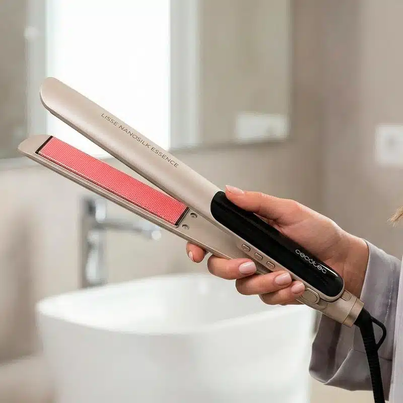 Plancha de pelo Cecotec Lisse NanoSilk Essence Champagne - Imagen 6