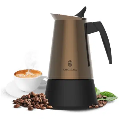 Cafetera italiana Cecotec Piccolina 200 Gold 2 Tazas