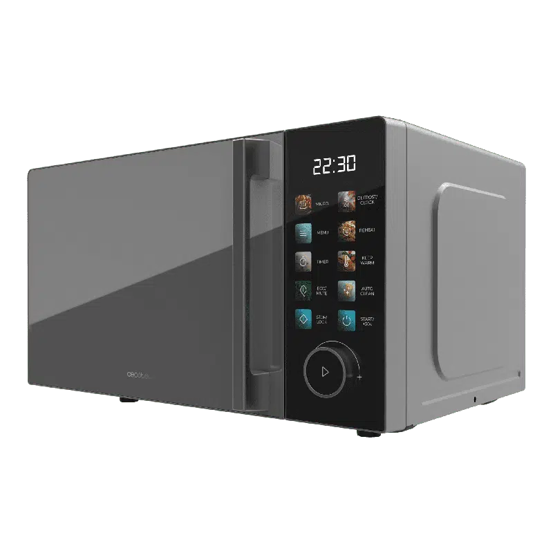 Microondas digital Cecotec Proclean 6030 Black with colorful screen 20L - Imagen 10